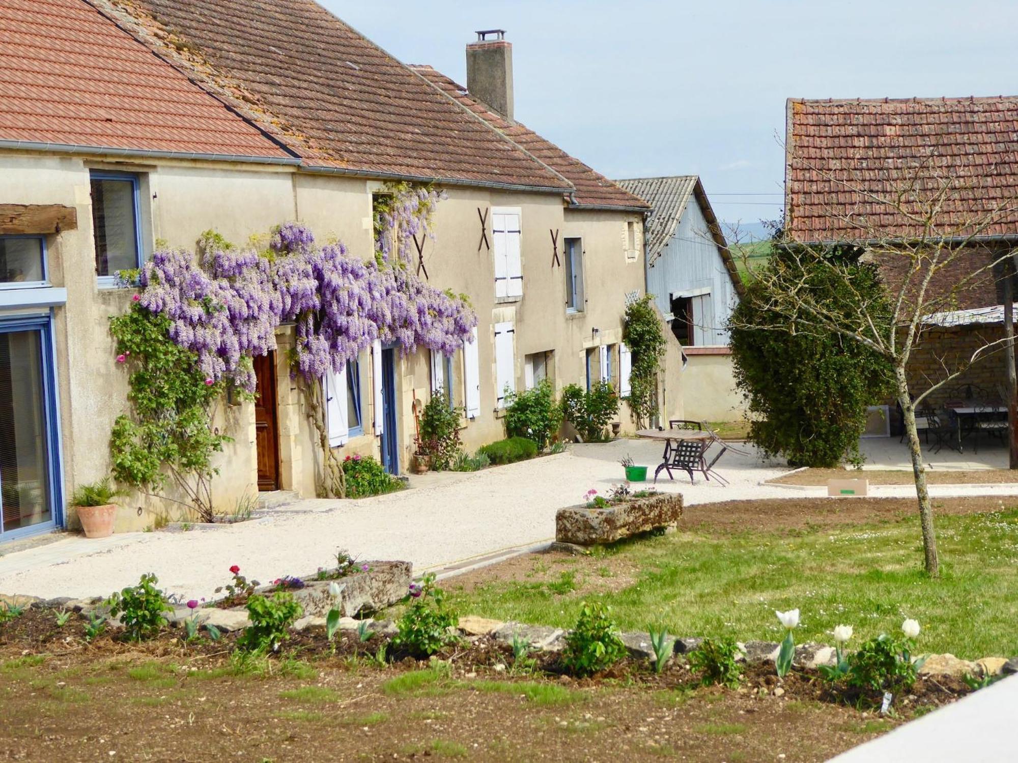 Burgundian Farmhouse In Talon With Fireplace Exteriör bild